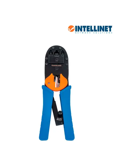 Pinza para crimpear INTELLINET 211048 con cortadora y desforradora