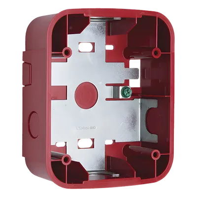 Caja de Montaje en Pared SYSTEM SENSOR SBB-RL para Sirena, Color Rojo y Diseño Compacto