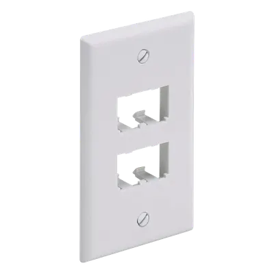 Placa de pared vertical PANDUIT CFP4WH de 4 puertos Mini-Com