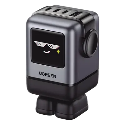 Cargador de escritorio UGREEN 45514B GaN II de 100 W con 4 puertos