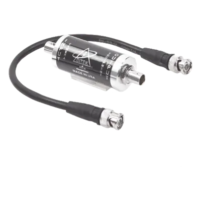 Protector Coaxial BNC / 20,000 A / 75 Ohms / 0-10 MHz / 3.58 x 1.1 pulgadas / -40°F a 158°F