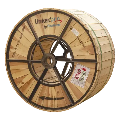 Cable ADSS / G.652D Monomodo / 72 Hilos / Span 100 m (328 ft) / 4 km / Exterior HDPE