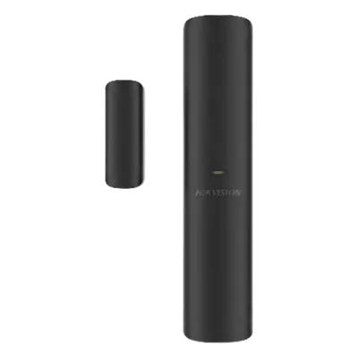Contacto magnético Hikvision DS-PDMC-EG2-WB(B)/BLACK con 2 zonas cableadas