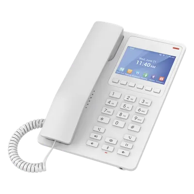 Teléfono IP hotelero Grandstream GHP630 con Wi-Fi 6 y pantalla a color