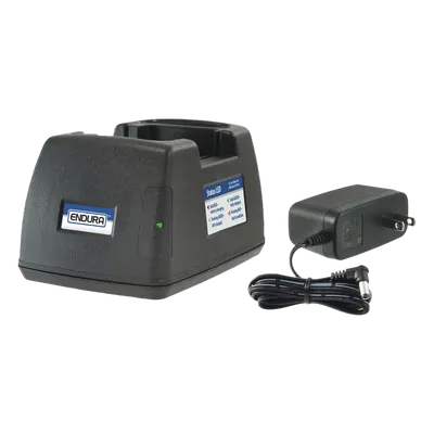 Cargador Individual para Radio / 1 Posición / LED Tricolor de Estado / Fuente 100-240 VCA / Carga Inteligente