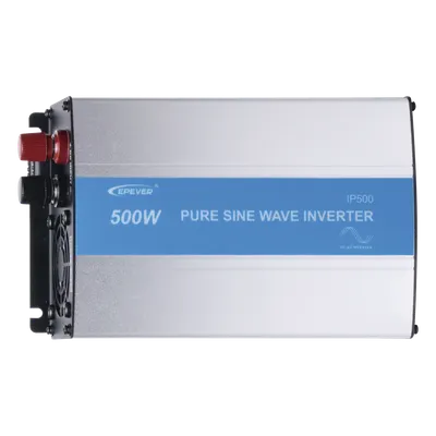 Inversor de Onda Senoidal Pura / 400 W Nominal / 500 W Pico / Entrada 12 VCC / Salida 120 VCA / 9.1 × 5.2 × 2.9 in