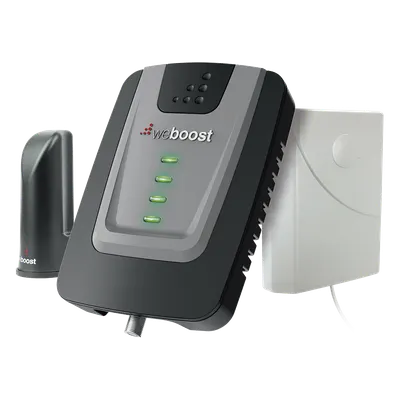 KIT de Amplificador de Señal Celular Home Room, especial para Datos 4G LTE, 3G y Voz. Mejora la señal en áreas de hasta 140 metros cuadrados.