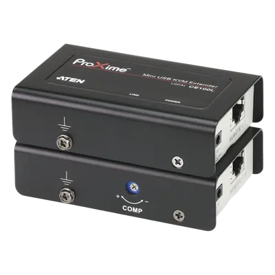 Extensor KVM USB ATEN CE100 para control remoto hasta 100 m