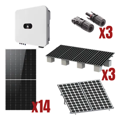 Kit solar de interconexión Huawei FusionSolar de 8 kW a 220 V