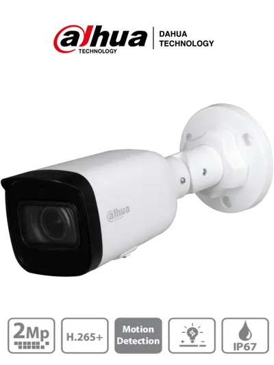 Cámara IP Dahua DH-IPC-HFW1230T1N-ZS con lente motorizado