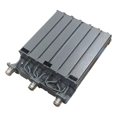 Duplexer / 6 Cavidades UHF / 403-430 MHz / 50 W / 5 MHz Separación / Rechazo de Banda / Conector N Hembra