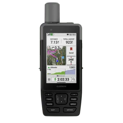 Navegador GPS Portátil / GNSS Multibanda / Pantalla TFT Transflectiva 3.5" / IP67 / MIL-STD-810 / Autonomía 145 Horas / 64 GB / MicroSD 1 TB