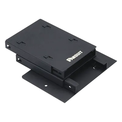 Soporte para 2 Casetes HD Flex / 12 Puertos / 4.1" (104.1 mm) Ancho / 5.98" (151.9 mm) Alto / Negro