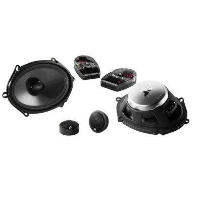 Bocina Coaxial para Automóvil / 2 Vías 5x7" / 75 W RMS / 4 Ω / Tweeter de Cúpula de Seda 25 mm / Respuesta 48 Hz - 25 kHz