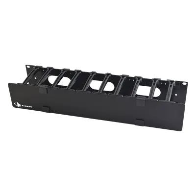 Organizador horizontal de cables SIEMON HCM-4-2U para rack de 19 pulgadas