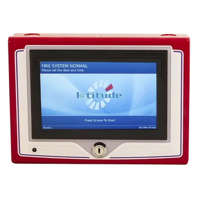 Repetidor de red Hochiki LFC00NC-10 con pantalla táctil de 7" y ajuste automático de brillo