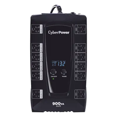No-break CyberPower AVRG900LCD de 900 VA con regulación automática