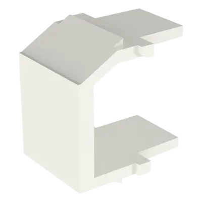 Módulo ciego Keystone PANDUIT NKBMIW-X blanco mate de 1 espacio