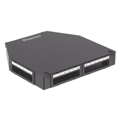 Caja de consolidación PANDUIT CUFMB24BL con 24 puertos Mini-Com