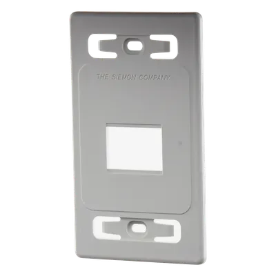 Placa de pared modular SIEMON MX-FP-S-02-02 de 2 salidas