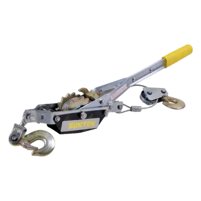Malacate SURTEK 151-203 de 4 toneladas con cable de acero