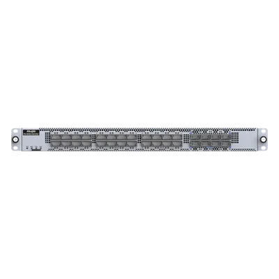 Switch Data Center / 24 Puertos QSFP56 200GE + 8 QSFP-DD 400GE / 16.0 Tbps / 5350 Mpps / RDMA RoCEv2 / Capa 3 Spine-Leaf VXLAN EVPN / 1 RU Hot-Swap