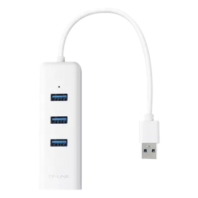 Adaptador de red TP-LINK UE330 con Ethernet Gigabit y 3 puertos USB 3.0
