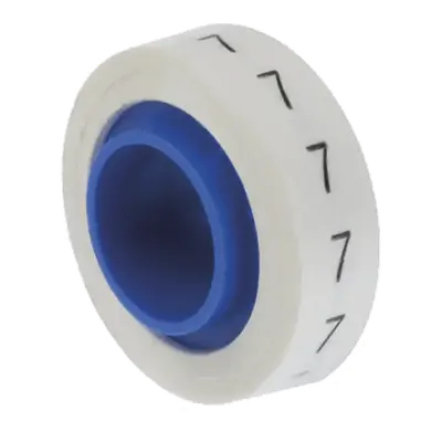 Rollo de etiquetas para cable PANDUIT PMDR-7, leyenda #7