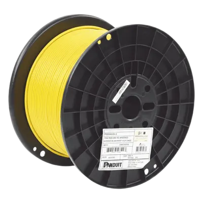 Bobina de Cable UTP / Cat6A / 23 AWG / CMR Riser / 305 m (1000 pies) / Vari-MaTriX / Amarillo
