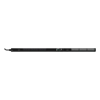 PDU Monitoreable / 24 Salidas NEMA 5-20R / Entrada NEMA L5-30P / 120 Vca / 30 Amp / Instalación Vertical / Cable 3 m (9.8 ft)
