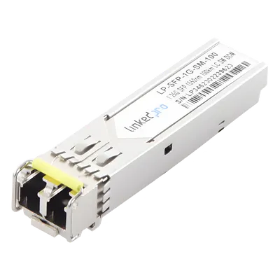 Transceptor SFP LINKEDPRO LP-SFP-1G-SM-100 de 1.25 Gbps y 100 km