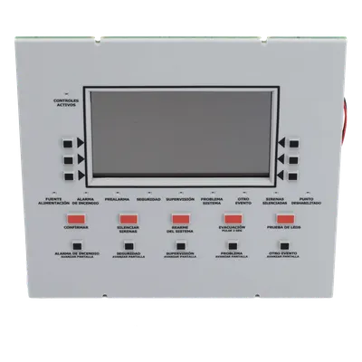 Anunciador Remoto LCD NOTIFIER LCD-160-SP con Teclado de Goma y 640 Caracteres en Español