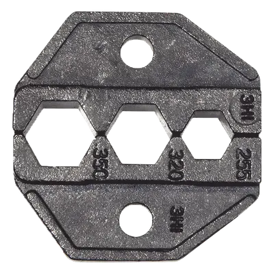 Matriz Ponchadora / Conectores F / RG59 y RG6 / Engarce Hexagonal Triple / 0.255'' × 0.320'' × 0.350'' / 64 g