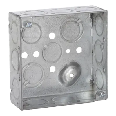 Caja eléctrica cuadrada RACO HUB189 de 21 in³ para montaje de superficie