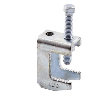 Mordaza Fija / Acero AISI 1018 / Barra 1 1/4" / Varilla 3/8" / Carga 250 kg
