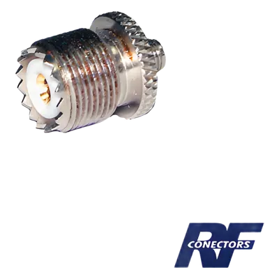 Adaptador coaxial RF Industries RSA-3475 SMA hembra a UHF hembra