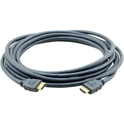 Cable HDMI Premium| Longitud 15.2 m | Alta Velocidad 18 Gbps | 1080p@60Hz (4:2:0) | Conectores Dorados 24K | K-Lock Resistentes | Triple Blindaje | Certificado Premium