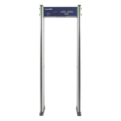 Detector de metales de 6 zonas/ Uso en Interior/ Contador de alarmas y Personas