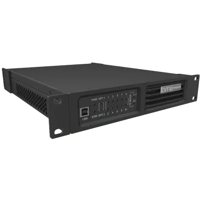 Convertidor de Fibra a Ethernet NovaStar | 10 Puertos Gigabit | 2 Puertos Ópticos 10G | Transmisión de Larga Distancia | Modo Simple (CTV10S)