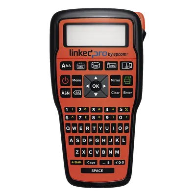 Impresora Portátil de Etiquetas / Transferencia Térmica 180 dpi / 4 Líneas de Texto / Cinta 12 mm / Alimentación USB-C o Pilas AAA