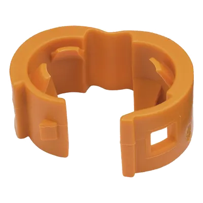 Kit de Clips de Identificación / 25 piezas / Diámetro 4.7-7.8 mm (0.19-0.31 in) / -10°C a 60°C / Naranja