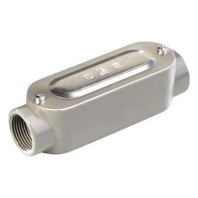 Caja de conexión ovalada RAWELT OC-2625C para tubo conduit de 1 1/4”
