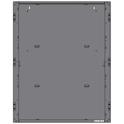 Caja Trasera para Gabinete NOTIFIER SBB-B5, Acero Calibre 16, Dos Niveles de Módulos