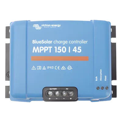 BlueSolar MPPT 150/45. Controlador Solar MPPT 45A, Voltaje Selección Automática: 12/24/36/48 Vcc.