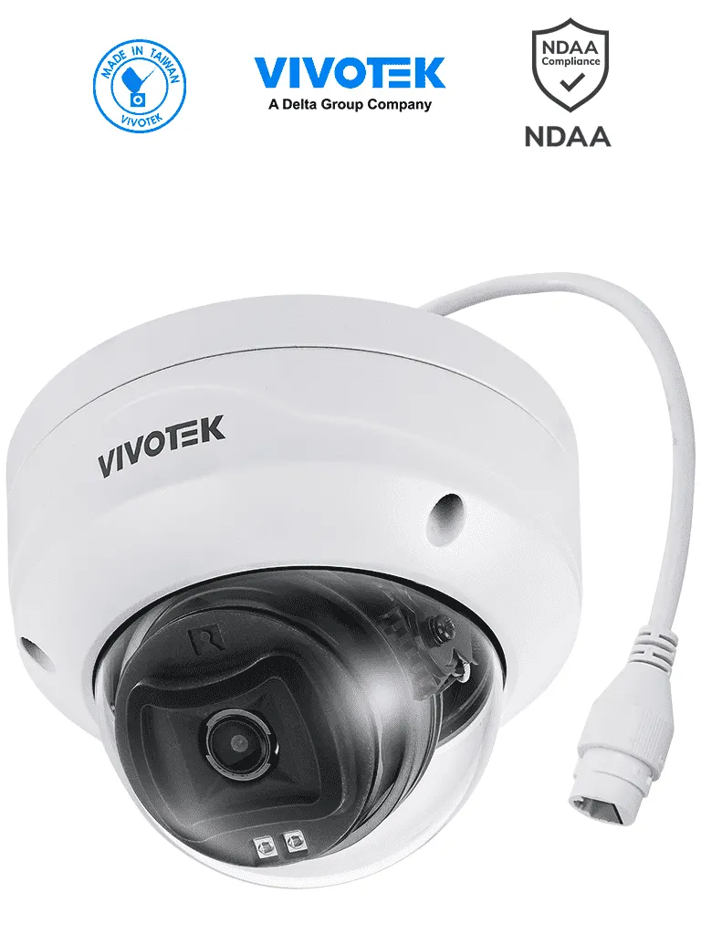 Cámara IP domo VIVOTEK FD9383-HV de 5 MP con Smart IR