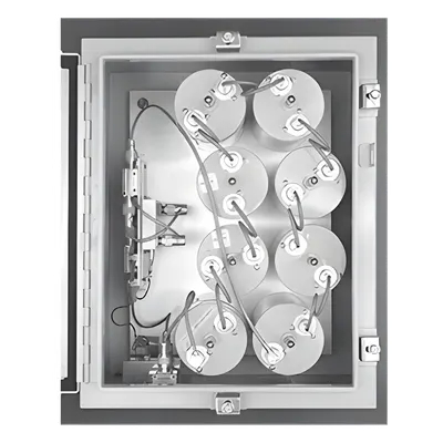 Amplificador Punta de Torre / 455-512 MHz / 4 Cavidades 4" / 17 dB Ganancia Ajustable / 2 MHz Ancho de Banda / 15 VDC / N Hembras / 20x16x11.5 in (50.8x40.6x29.2 cm)