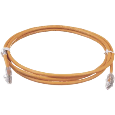 Cable de Parcheo UTP Cat6 / 24 AWG / 1 Pie (0.3 m) / Clasificación CM / 2500 Ciclos / 50 µm Oro