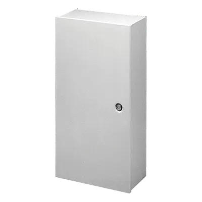 Gabinete de Bisagra Continua / Tipo 1 / 914 x 1219 x 235 mm (36 x 48 x 9.25 pulgadas) / Acero / Gris ANSI 61
