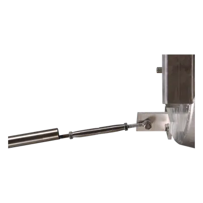 Montaje Ajustable para Antena / Acero Inoxidable / 3.3 kg / Resistente a Vientos Extremos / Compatible JRMA0-1200 y JRC-DD35