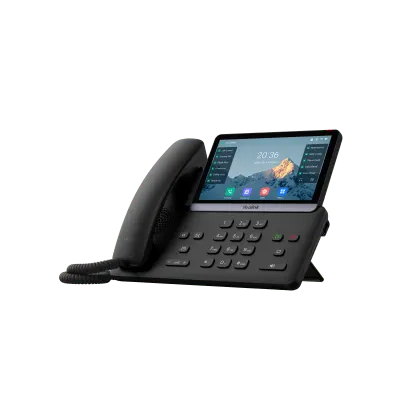 Teléfono IP Ejecutivo Yealink SIP-T77U con Pantalla Táctil de 7 Pulgadas Audio HD y Cancelación de Ruido con IA